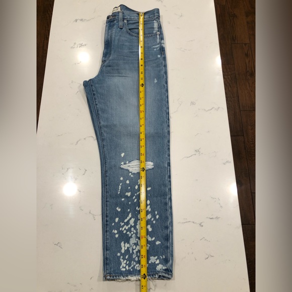 NWT Madewell The Dadjean Denim Jeans Bleached Edition size 27 - Picture 12 of 16